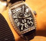 Franck Muller Cintree Curvex Special Edition Replica Watches Diamond Bezel